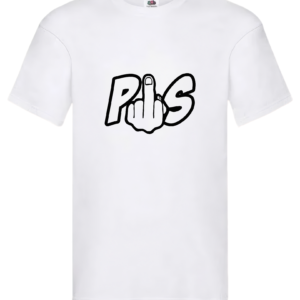 Koszulka - NIE KOCHAM PIS - Biała