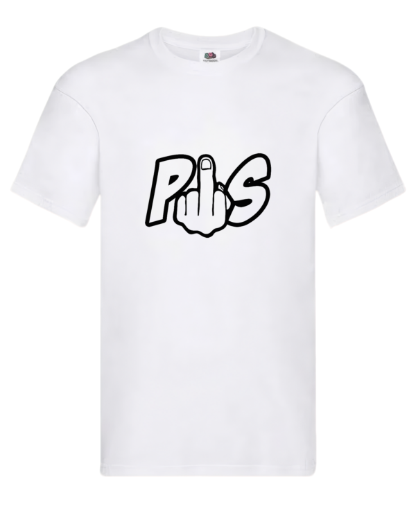 Koszulka - NIE KOCHAM PIS - Biała