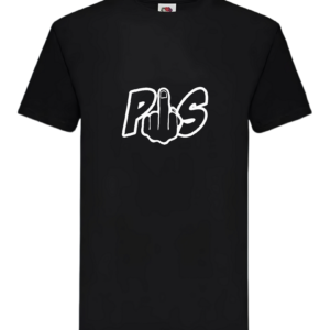 Koszulka - NIE KOCHAM PIS - Czarna